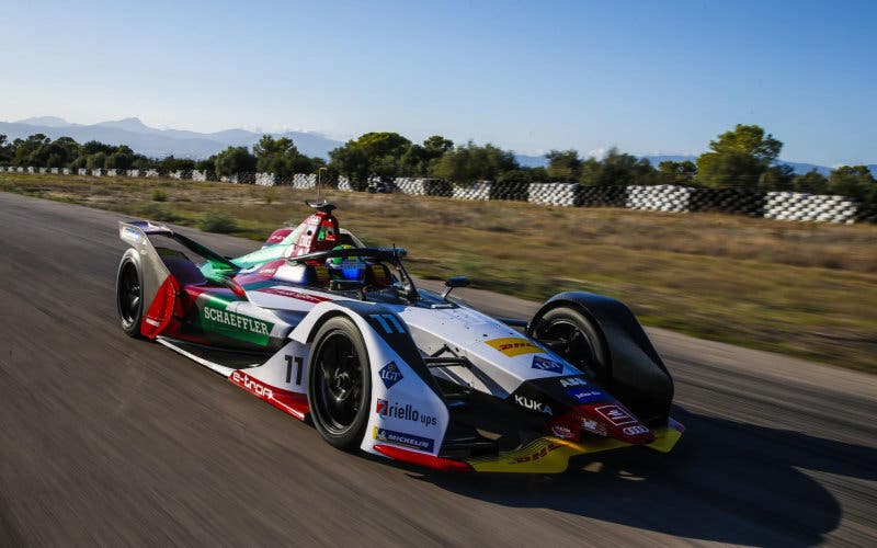 El Audi e-Tron FE05 en acción para la temporada 2018/2019