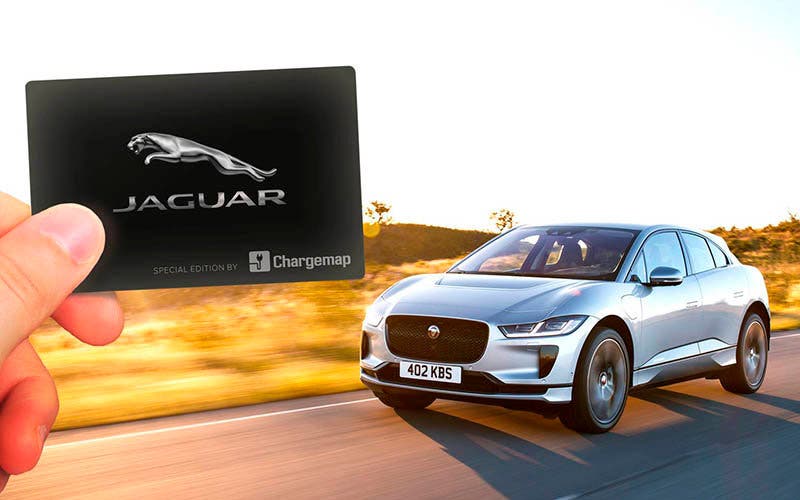 Los conductores franceses de un Jaguar I-Pace tendrán acceso a la tarjeta Jaguar special edition para la recarga en las estaciones de Chargemap