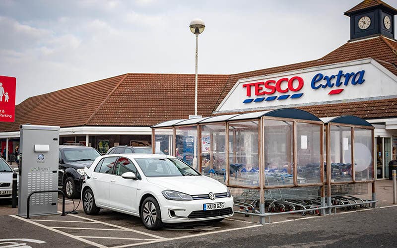 Volkswagen-and-Tesco-chargepoint-partnership