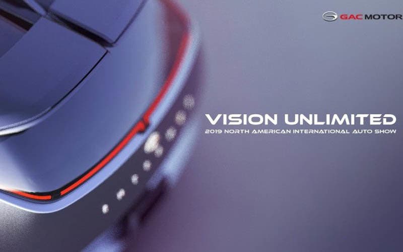 Key visual of GAC Motor in 2019 NAIAS