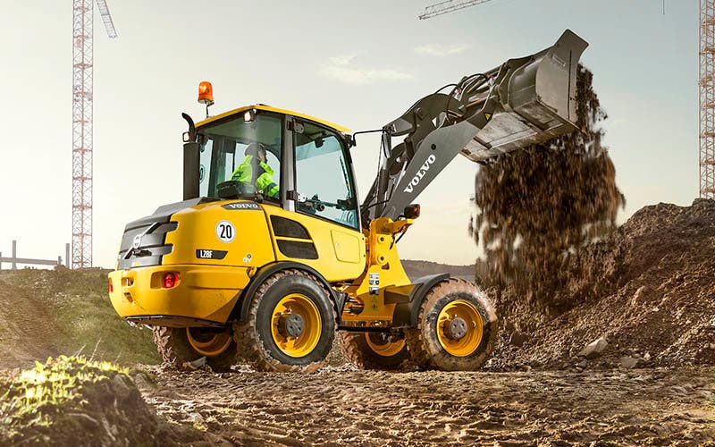 L28, la nueva cargadora de ruedas eléctrica de Volvo CE