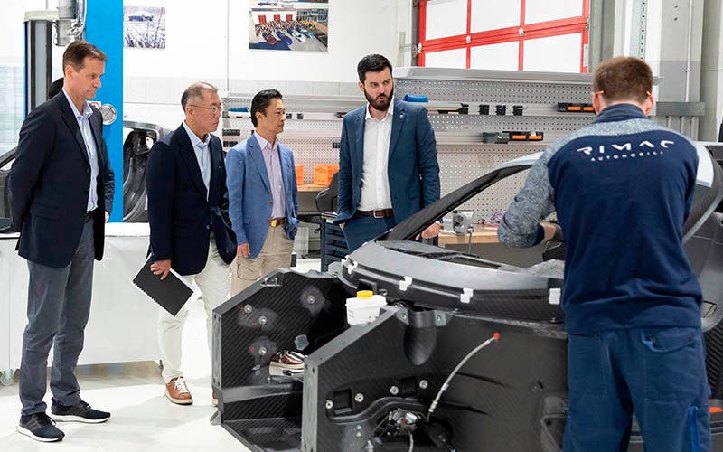 El grupo coreano Hyundai-Kia invierte en Rimac para desarrollar dos superdeportivos eléctricos