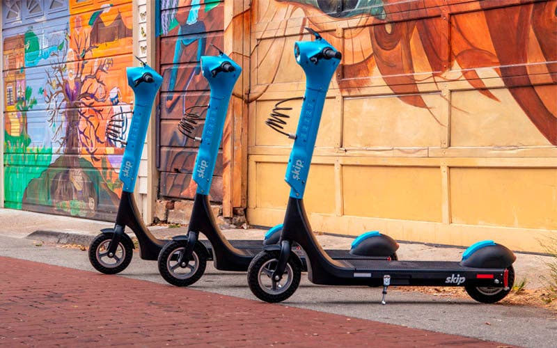 Skip S3, un patinete robusto, con baterías intercambiables y sumergible