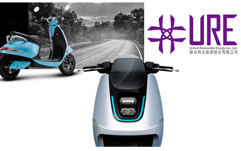 URE presenta su scooter eléctrico de pila de ocmbustible de hidrógeno