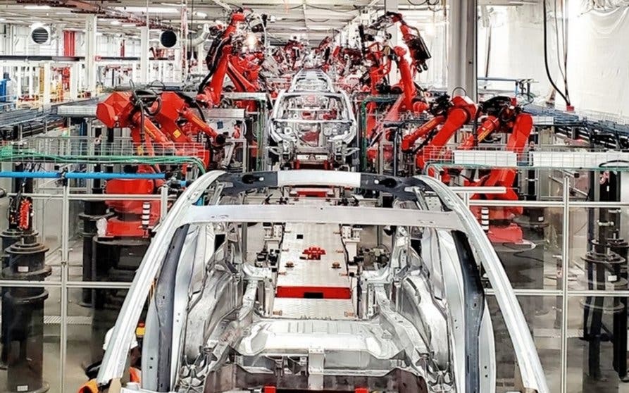 linea-produccion-Tesla-model-y