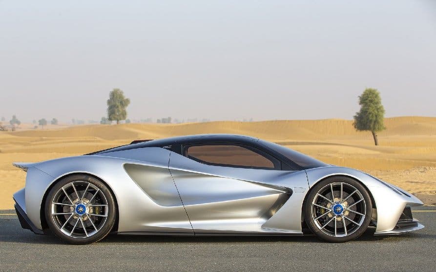 El Lotus Evija eléctrico.