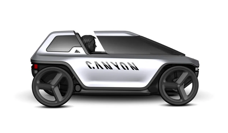 El coche eléctrico a pedales de Canyon.