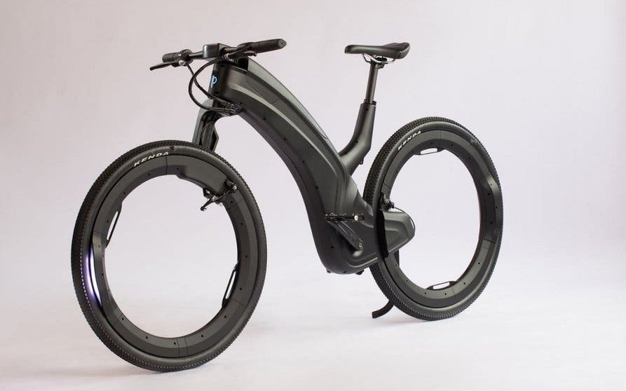La bicicleta eléctrica Reevo Hubless.