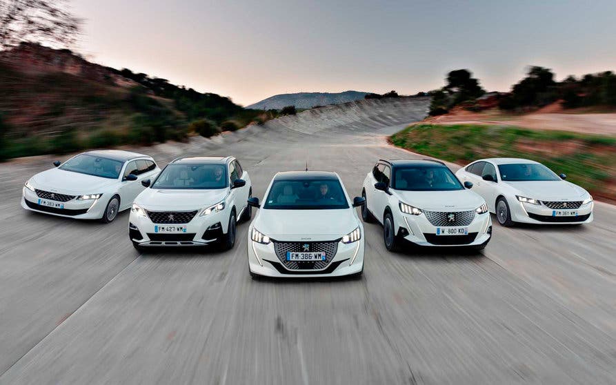 peugeot hibridos electricos