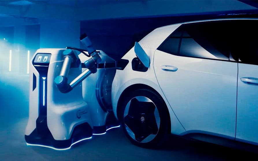 Robot carga autonomo Volkswagen