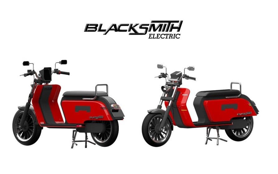 BlackSmith Electric B4, el scooter eléctrico indio de bateías intercambiables.