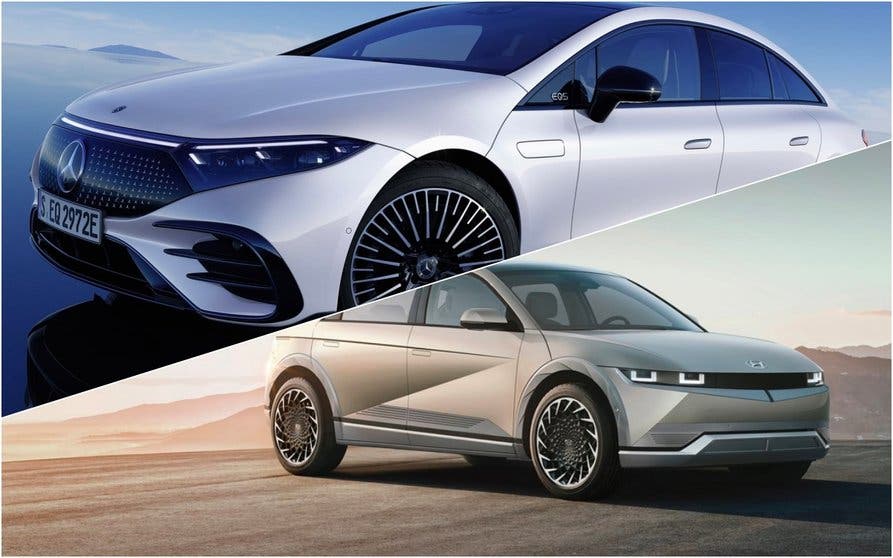 Mercedes EQS e Ioniq 5, los coches eléctricos más populares en internet.