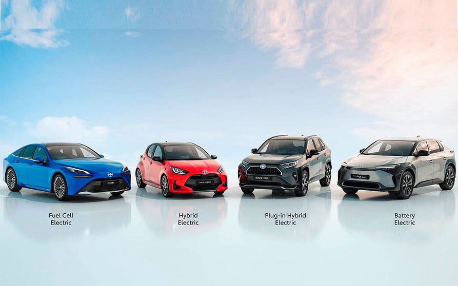 gama Toyota tecnologias electricas