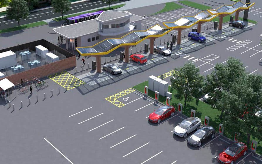 Estación de recarga Energy Superhub
