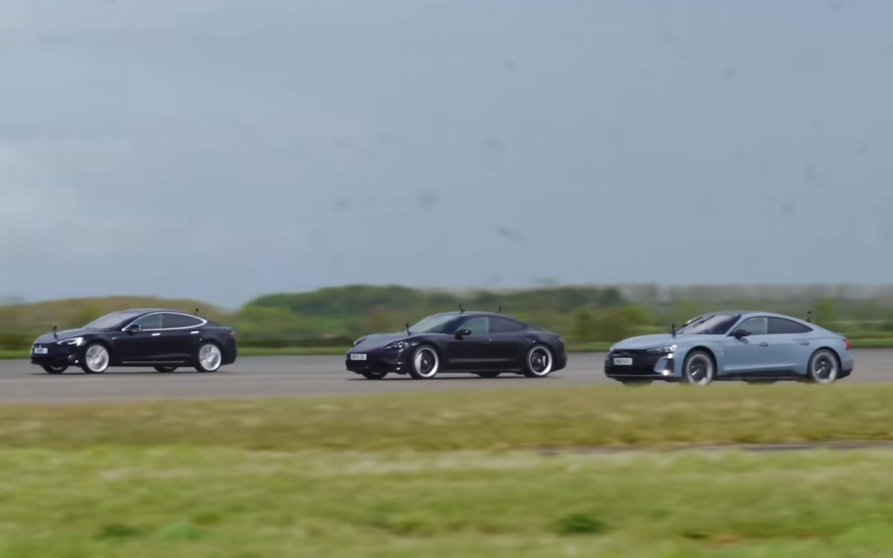 Audi RS e-tron GT vs Porsche Taycan vs Tesla Model S