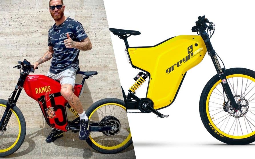 Sergio Ramos posa con la Greyp G12s.