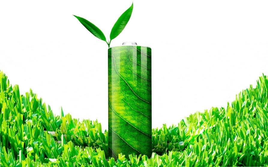 Baterias sostenible electrolito solido base organica