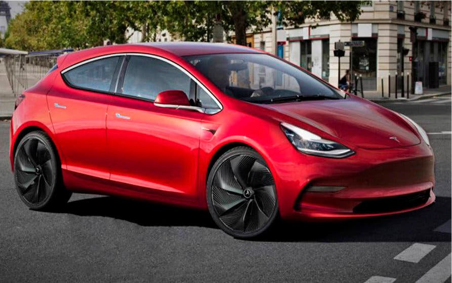 Tesla model 2 render
