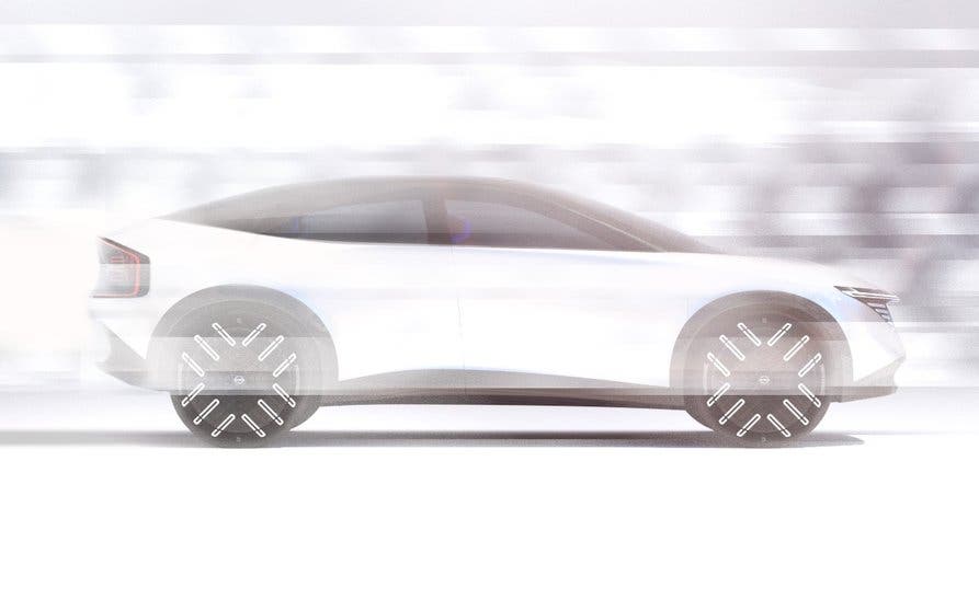 Teaser del crossover eléctrico de Nissan.