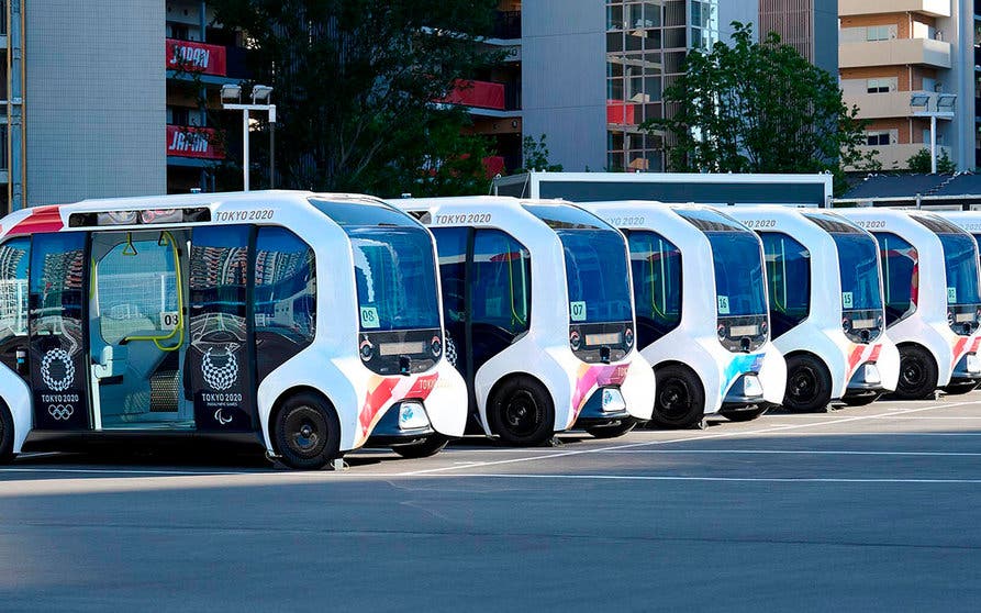 flota e-Palette de Toyota Juegos Paralímpicos Tokio 2020