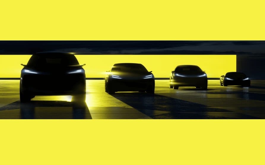 Los cuatro coches eléctricos de Lotus.