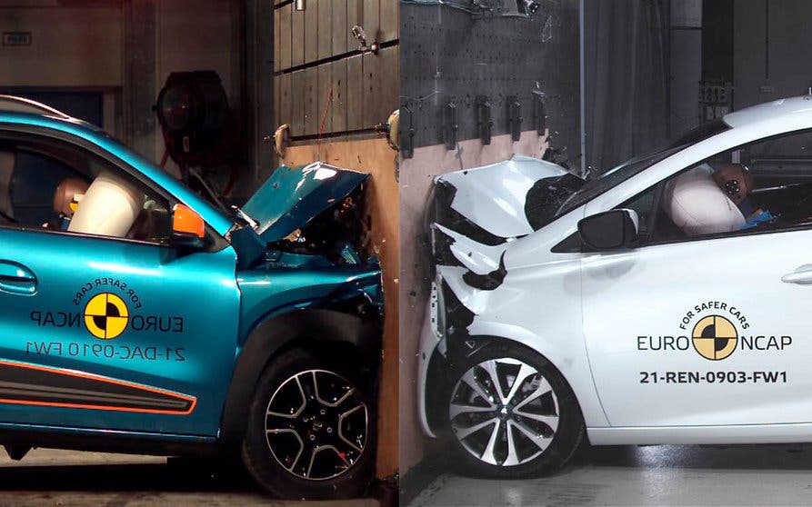 Renault Zoe Dacia Spring Euro NCAP