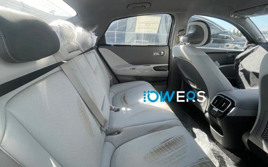 Primeras imágenes del interior del Ioniq 6 eléctrico.