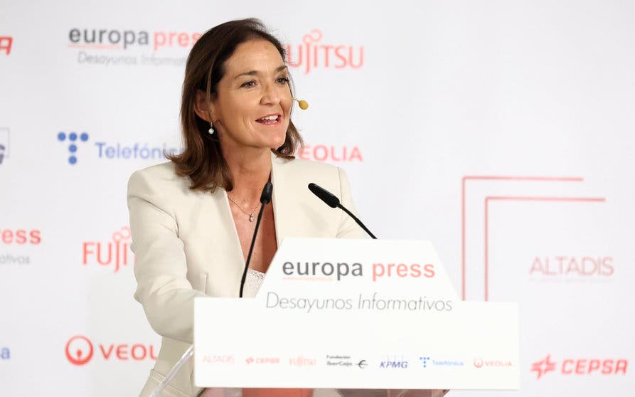 La ministra de Industria, Comercio y Turismo, Reyes Maroto