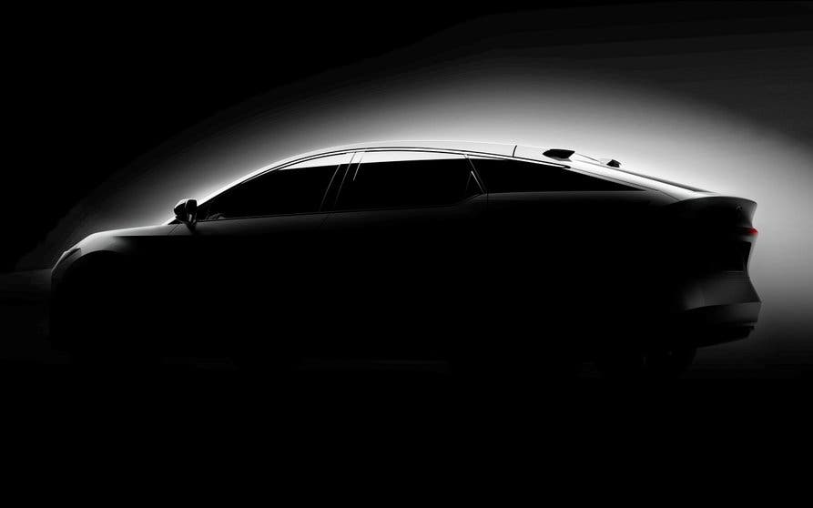 Adelanto del nuevo coche eléctrico de la gama bZ de Toyota.