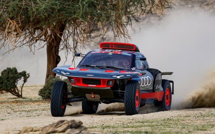 Audi RS Q e-tron #207 (Team Audi Sport), Carlos Sainz/Lucas Cruz