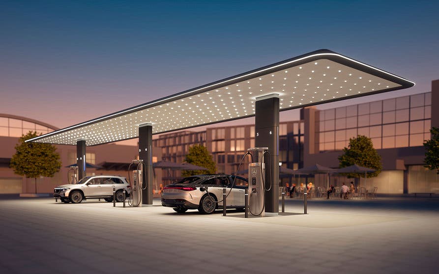 Mercedes-Benz kündigt globales Marken-High-Power-Charging-Netzwerk an: Die Mercedes-Benz Charging Hubs werden sich in wichtigen Städten und Ballungszentren in der Nähe von Hauptverkehrsadern und verkehrsgünstigen Einzelhandels- und Dienstleistungsstandorten einschließlich Mercedes-Benz Händlerstandorten befinden.// Mercedes-Benz to launch global branded high-power charging network: The Mercedes-Benz charging hubs will be located in key cities and urban population centres, close to major arteries, convenient retail and service destinations, including Mercedes-Benz dealership sites.