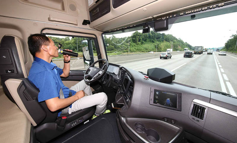Sistema autónomo de nivel 3 del camión Xacti de Hyundai