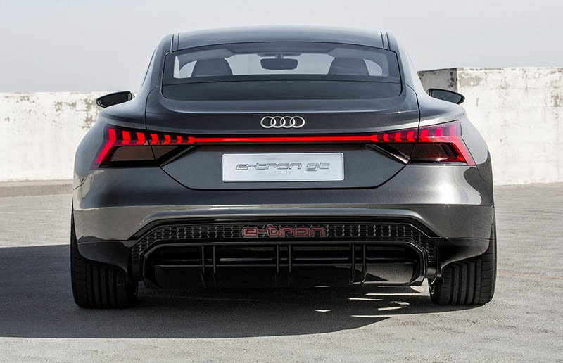 Zaga del Audi e-tron GT concept