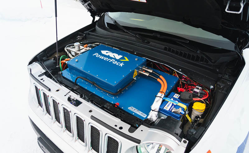 Un motor eléctrico de 120 kW sustituye al motor de combustión del Jeep Renagade