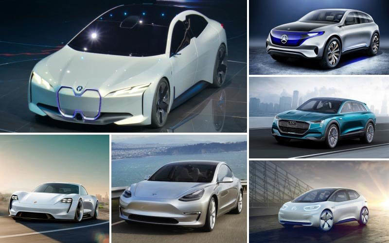 Algunos de los coches eléctricos alemanes que competirán con el Tesla Model 3 este año