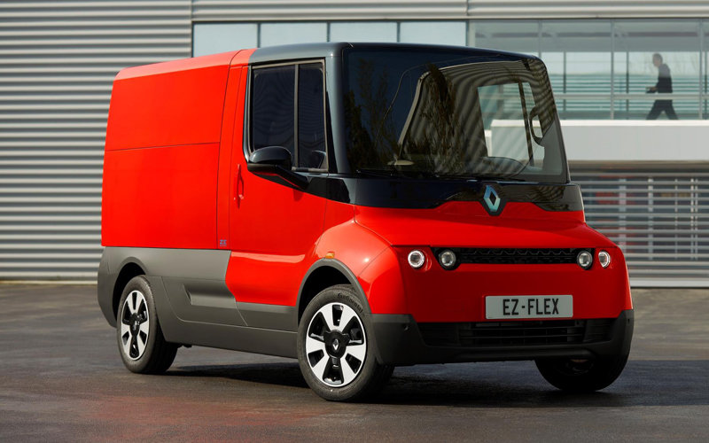 Renault EZ-Flex: un vehículo eléctrico para el reparto urbano con 100 km de autonomía.