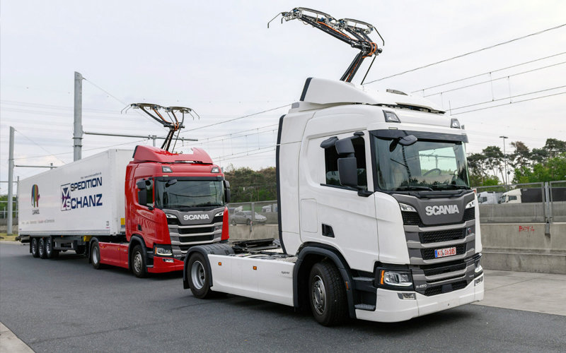Hoy se inaugura la primera “autopista eléctrica” para camiones híbridos en Alemania.
