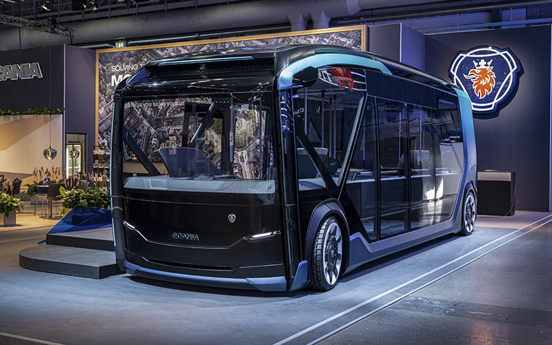 Scania NXT, un concepto modular eléctrico y autónomo para el transporte urbano.