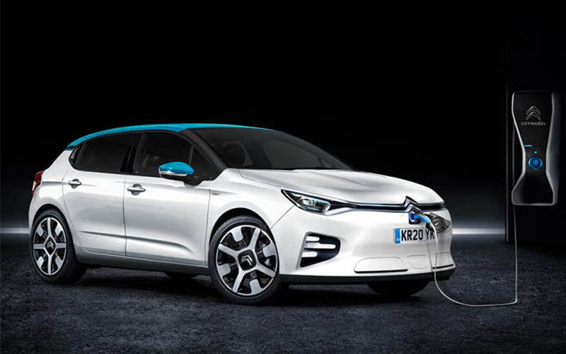 Posible aspecto del nuevo Citroën C4 eléctrico. Foto Avarvarii Fuente Autoexpress.