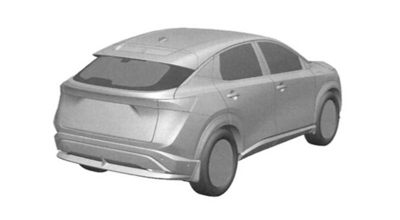 Nissan Ariya, imagen de la patente