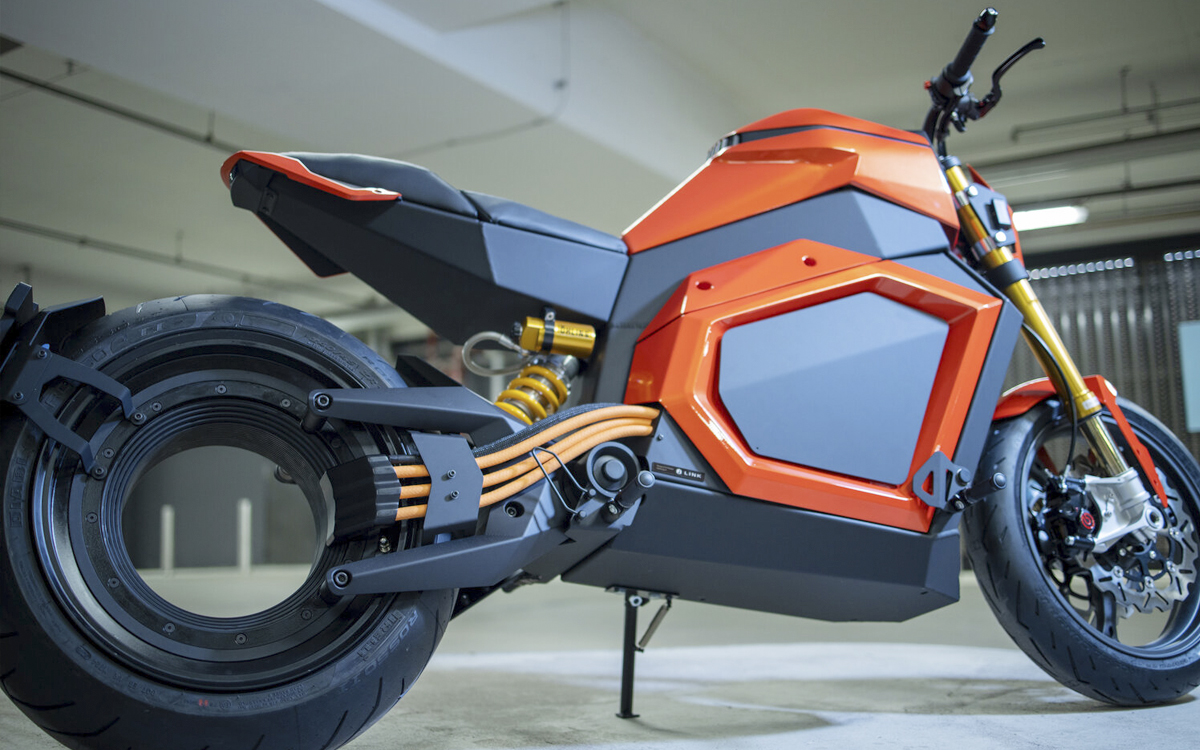 Diseño definitivo de la motocicleta eléctrica Verge TS.