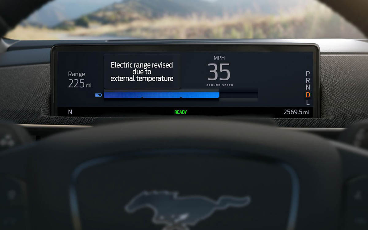 Ford Mustang Mach-E Intelligent Range sistema de calculo de autonomía inteligente