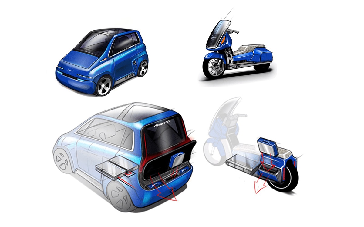 Un sistema de baterías semi-portátil personalizable e intercambiable para vehículos eléctricos thumbnail
