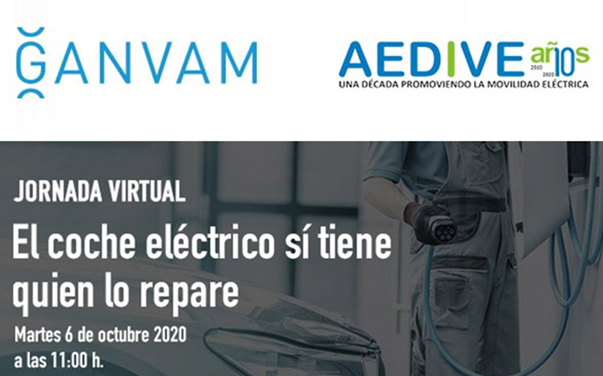 Webinar Ganvam-AEDIVE: "El coche eléctrico sí tiene quien lo repare".