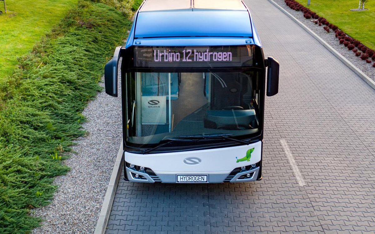 Autobús de hidrógeno Urbino 12 de Solaris.