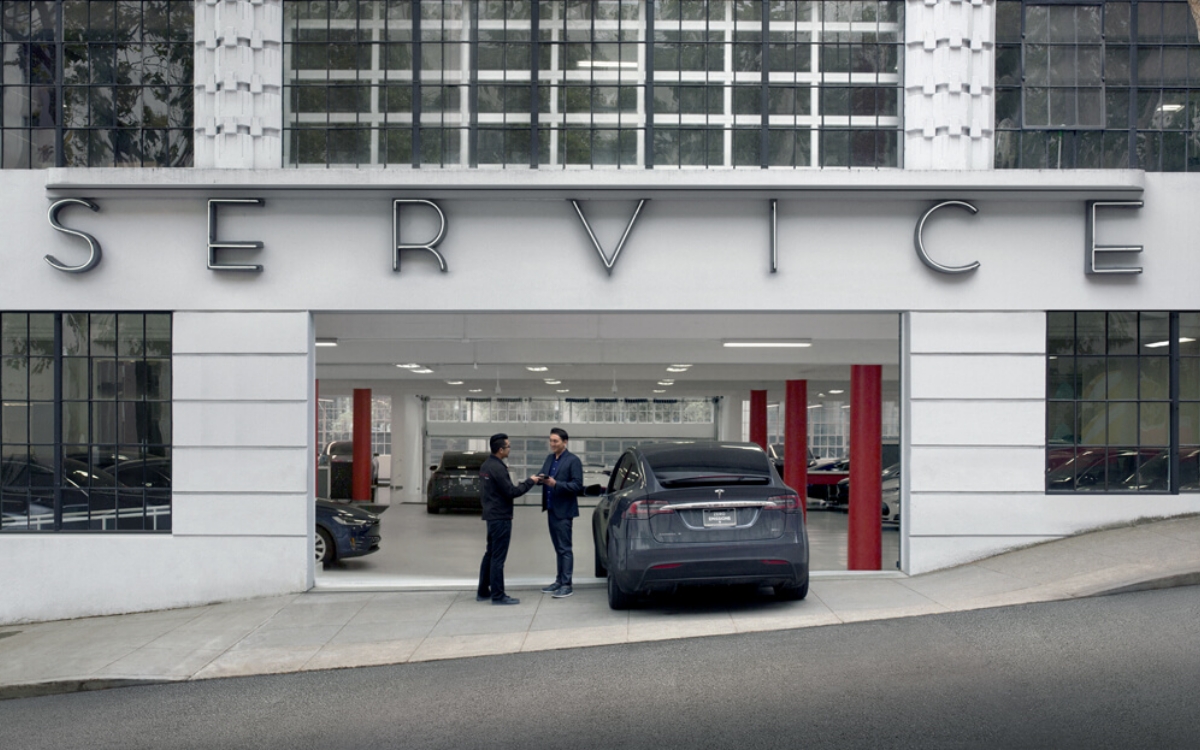 Centro de servicio de Tesla (imagen de archivo).