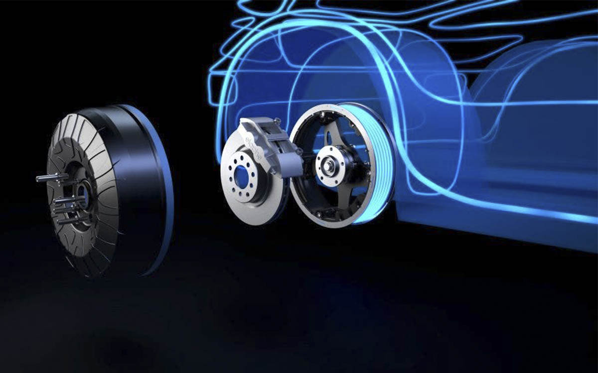 Los motores en las ruedas del nuevo Aptera han sido diseñados y están siendo probados por Elaphe Propulsion Technologie.