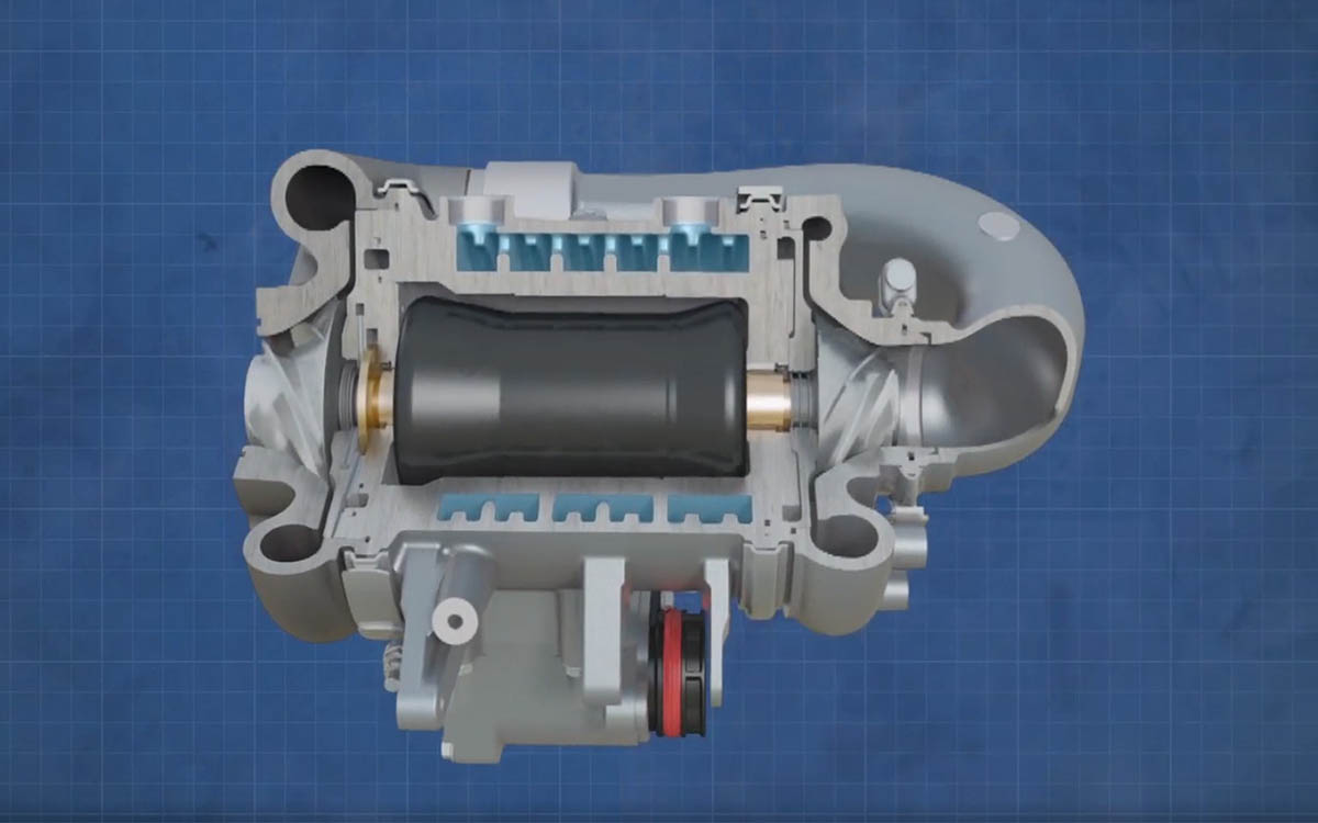 HibridosYelectricos: Este turbo eléctrico reduce el tamaño de las pilas de combustible de hidrógeno en un 40%.