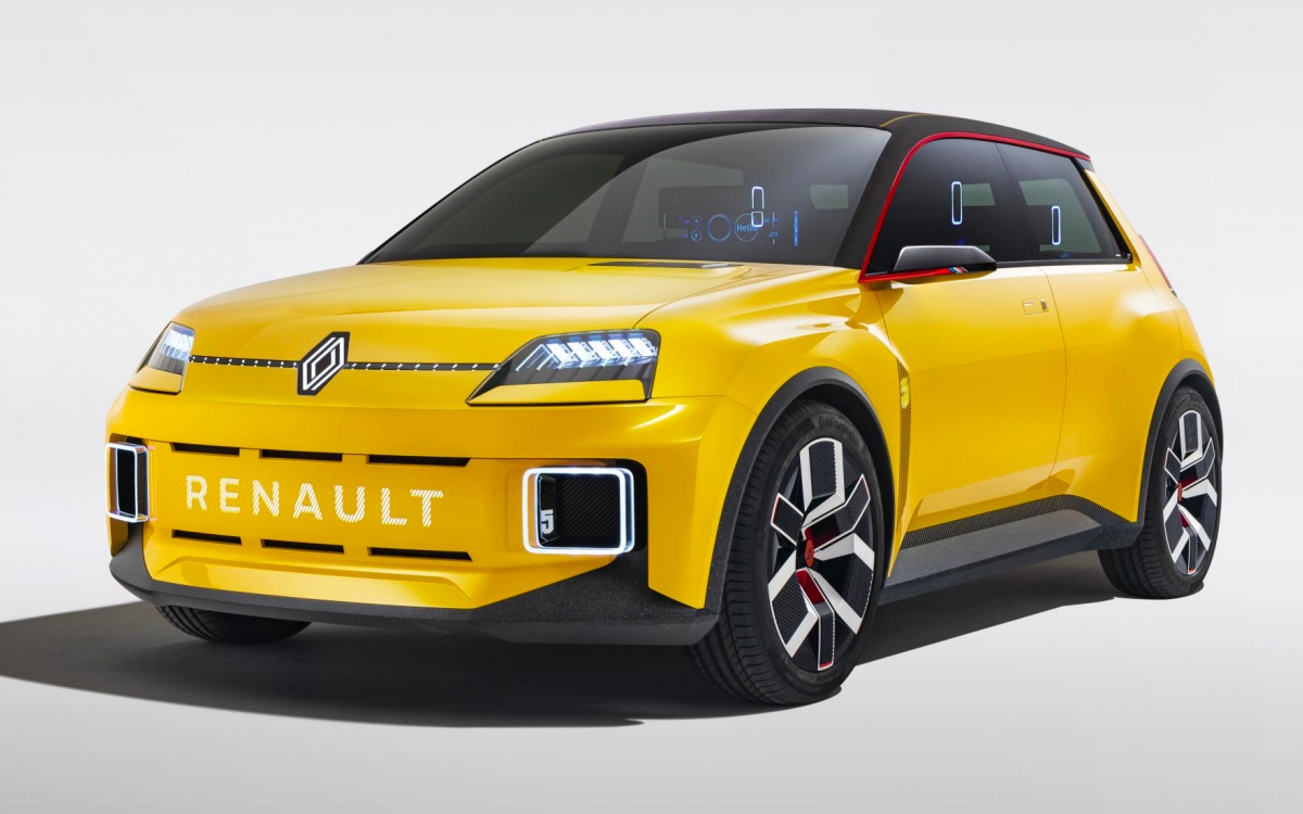 Renault 5 eléctrico conceptual.