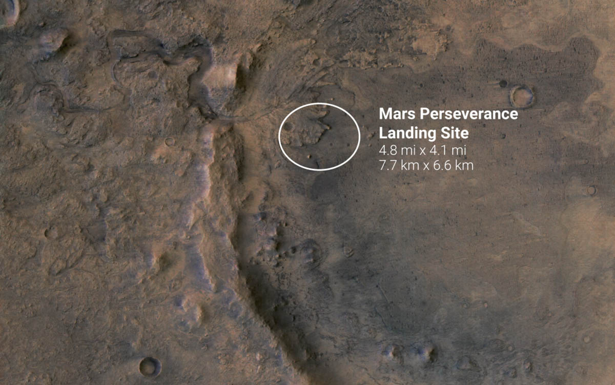 Perseverance Masr 2020 cráter Jerezo de Marte